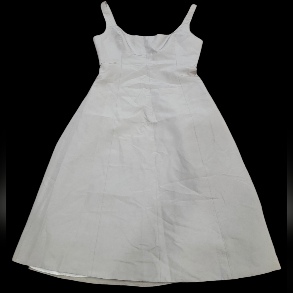 J.Crew Women's Scoopneck A-Line Midi Dress size 6 Champaign